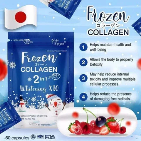 Frozen Collagen 2-in-1 Whitening – 60 Capsules - Buy Online in Pakistan at Cosmia.pk