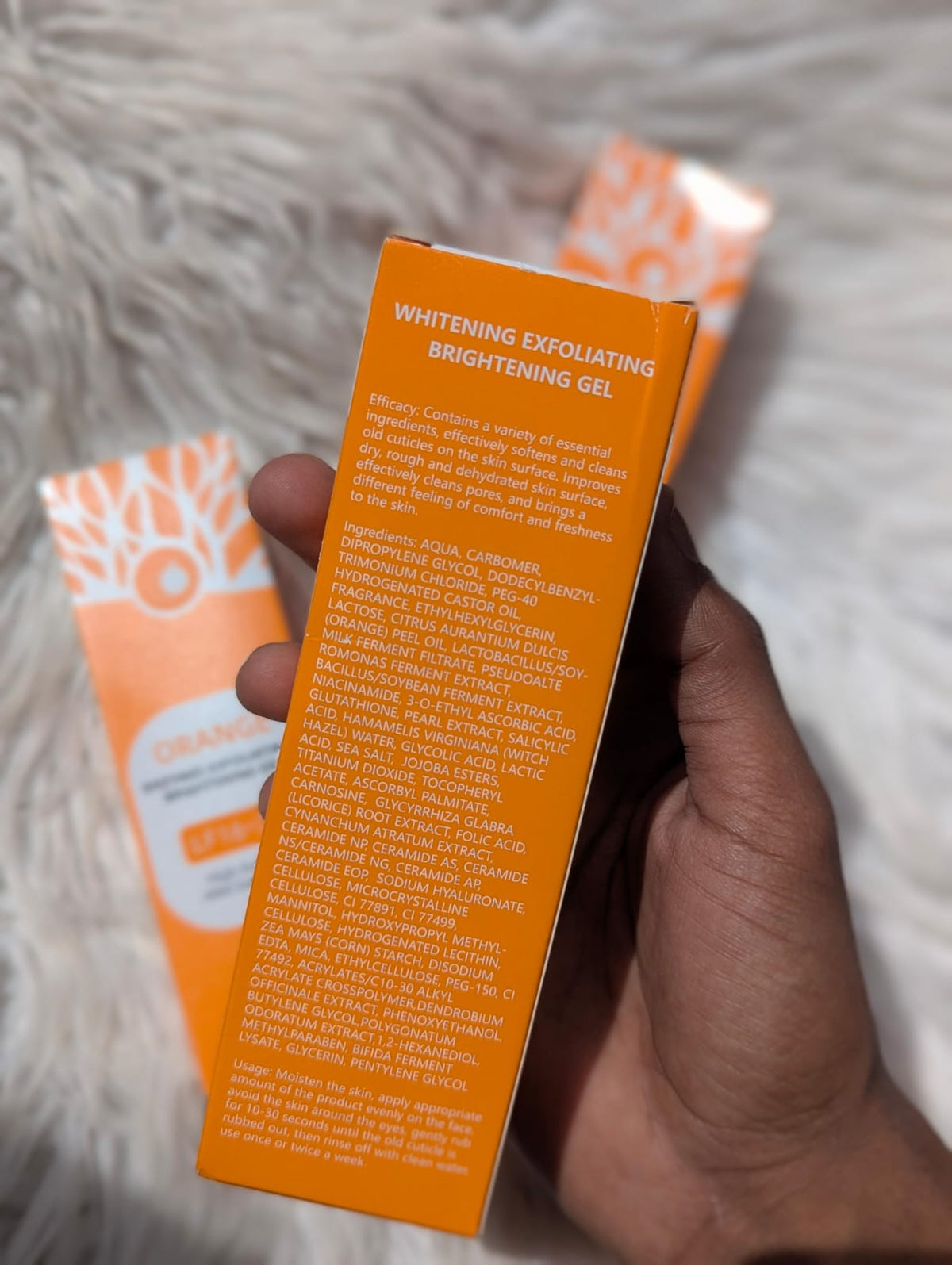 Orange Exfoliating Whitening Gel - Buy Online in Pakistan at Cosmia.pk