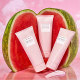 Glow Recipe Watermelon Glow Pink Dream Body Cream 200ml tubes with fresh watermelon halves