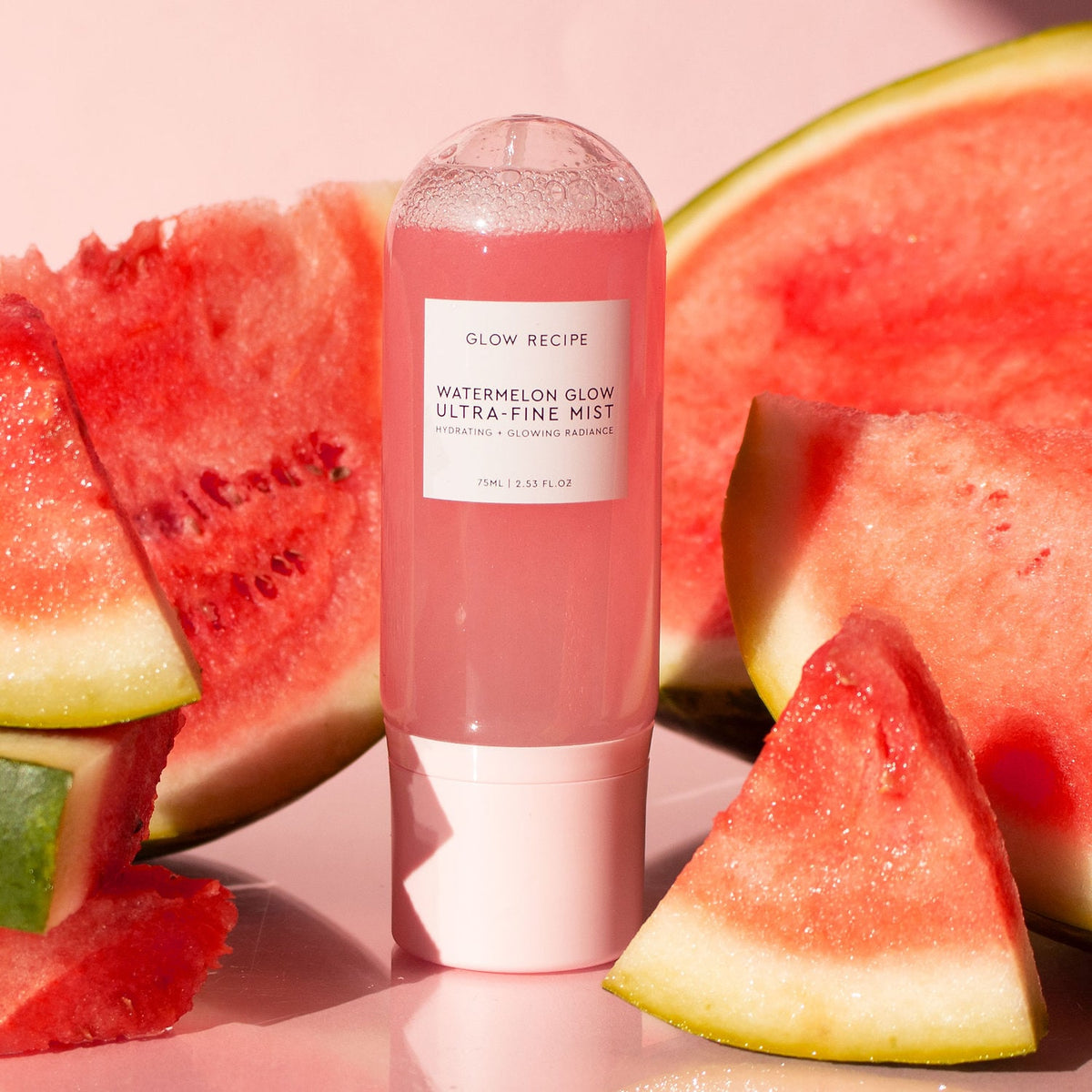 Glow Recipe Watermelon Glow Ultra-Fine Mist 75ml bottle with watermelon slices — buy online in Pakistan at Cosmia.pk