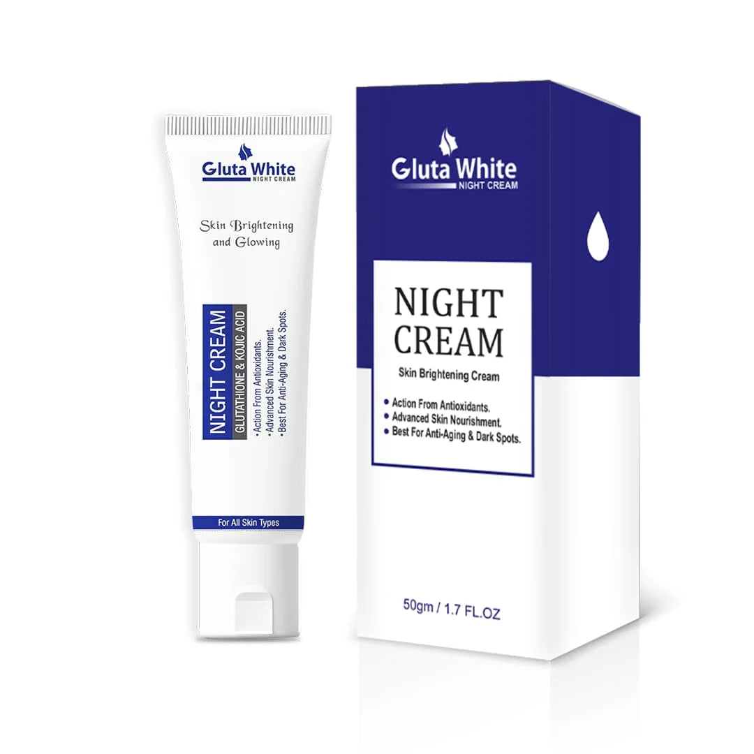 Gluta White Night Cream – 50gm - Buy Online in Pakistan at Cosmia.pk