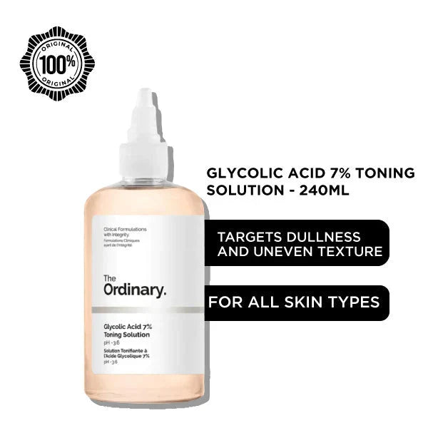 The Ordinary Glycolic Acid 7% Toning Solution - 240ml - Buy Online in Pakistan at Cosmia.pk