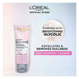 L'Oreal Paris Innovation Glycolic-Bright Glowing Daily Cleanser Foam - 100ml - Buy Online in Pakistan at Cosmia.pk