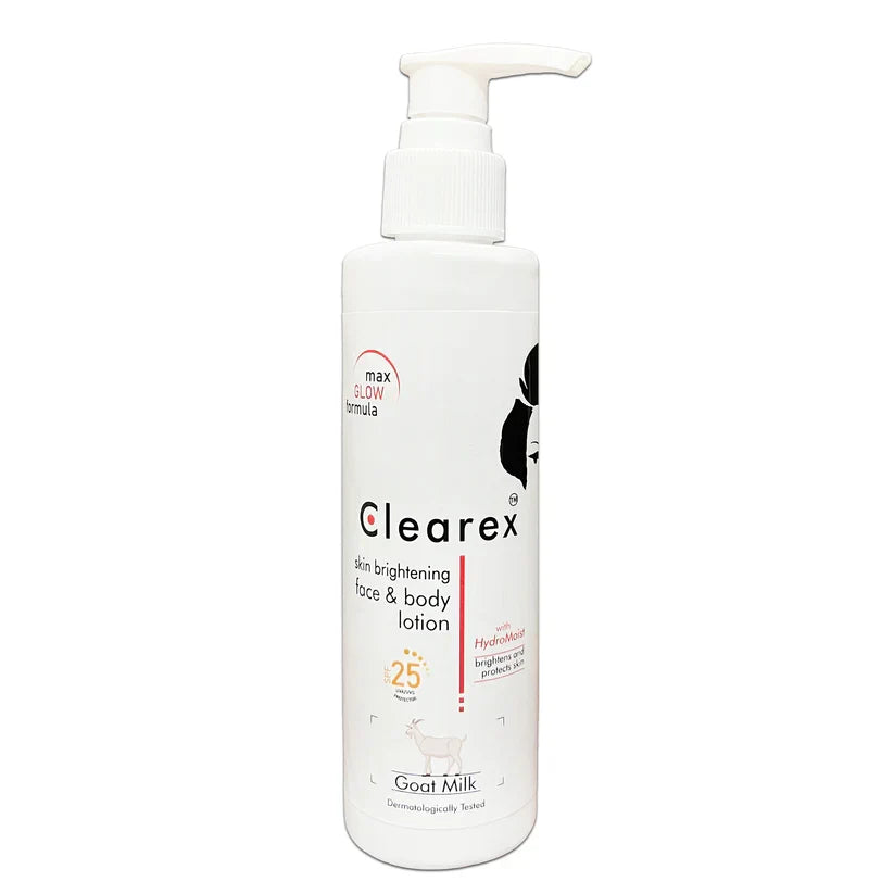 Clearex Goat Milk Skin Brightening Face & Body Lotion with SPF 25 - Buy Online in Pakistan at Cosmia.pk