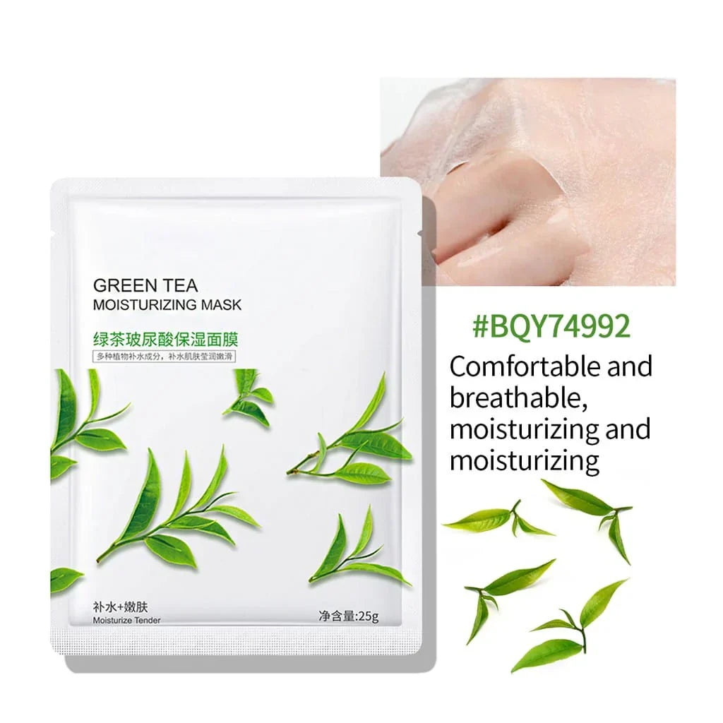 BIOAQUA Green Tea Moisturizing Face Sheet Mask - Buy Online in Pakistan at Cosmia.pk