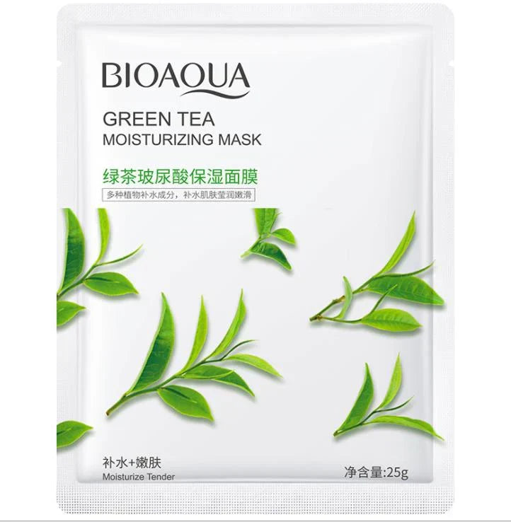 BIOAQUA Green Tea Moisturizing Face Sheet Mask - Buy Online in Pakistan at Cosmia.pk