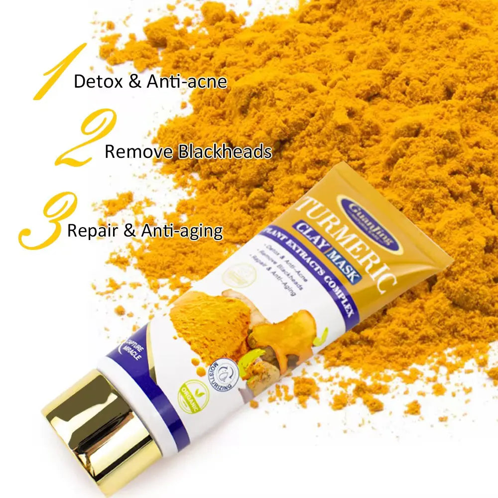 Guanjing Turmeric Brightening Clay Mask – Clear & Radiant - Buy Online in Pakistan at Cosmia.pk