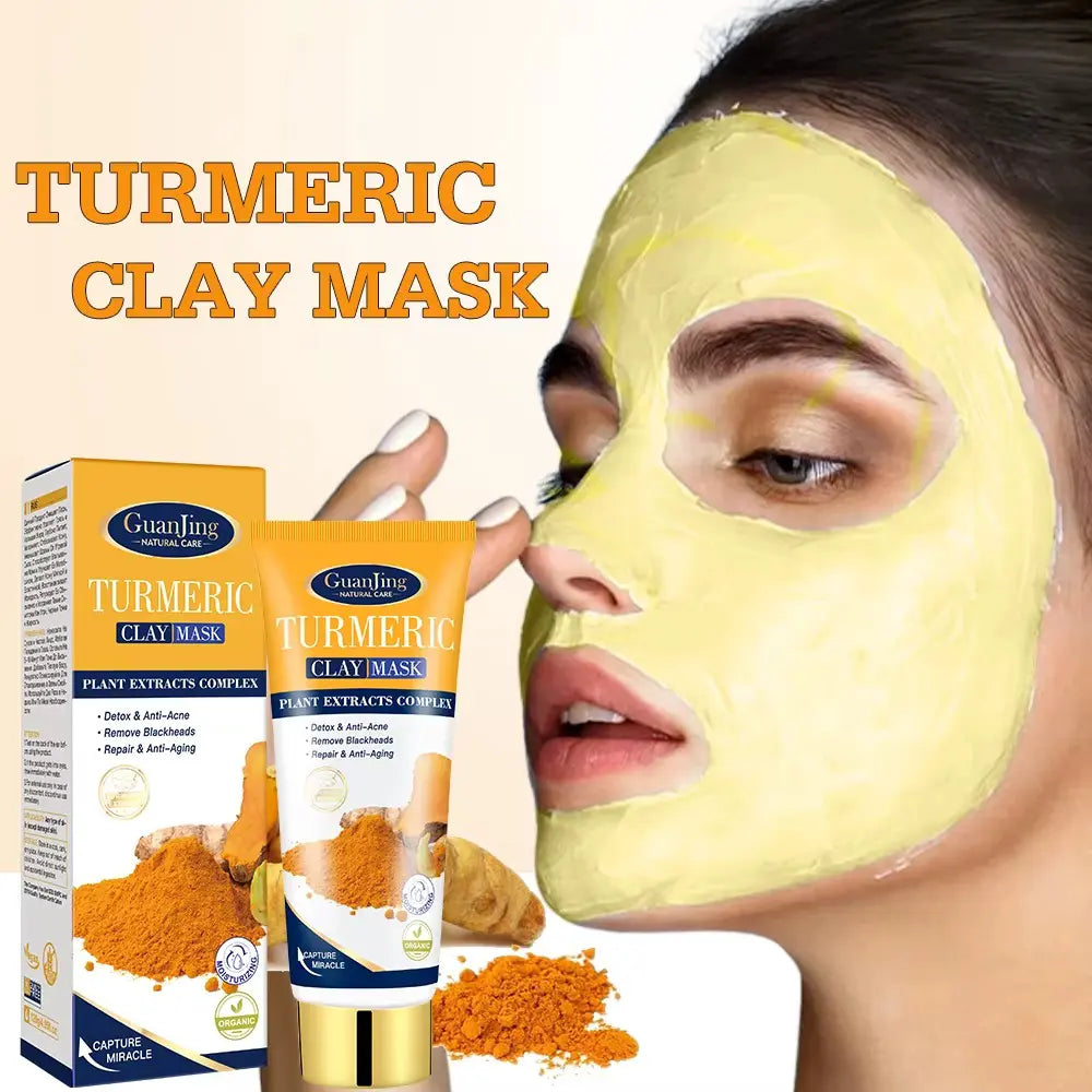 Guanjing Turmeric Brightening Clay Mask – Clear & Radiant - Buy Online in Pakistan at Cosmia.pk