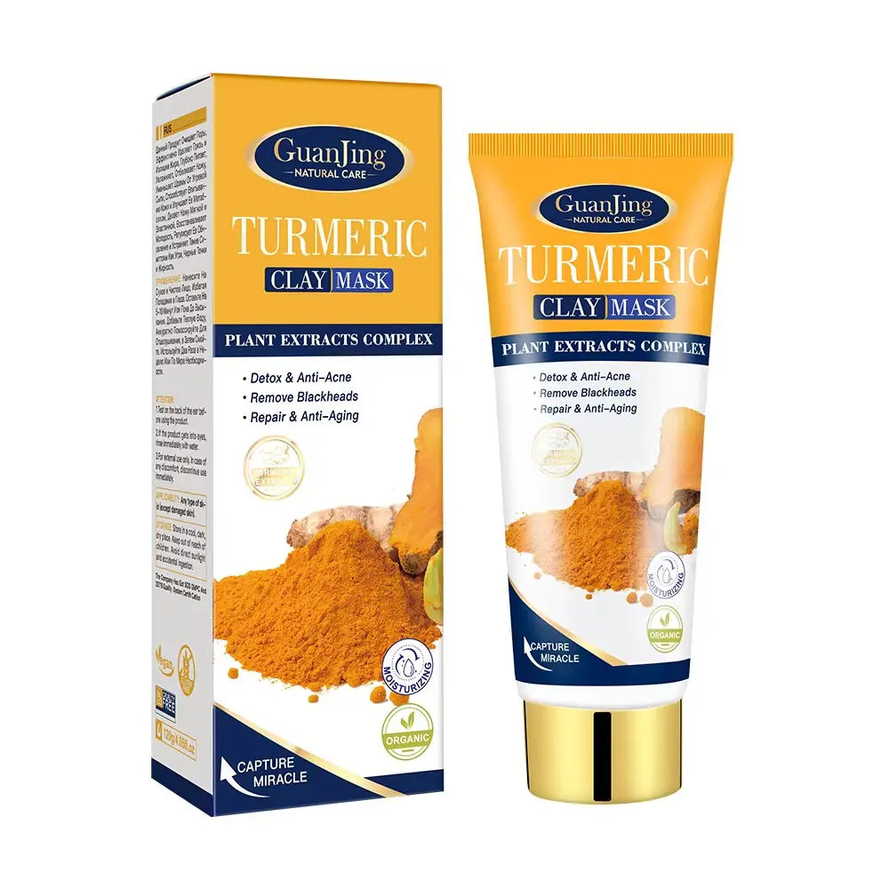 Guanjing Turmeric Brightening Clay Mask – Clear & Radiant - Buy Online in Pakistan at Cosmia.pk