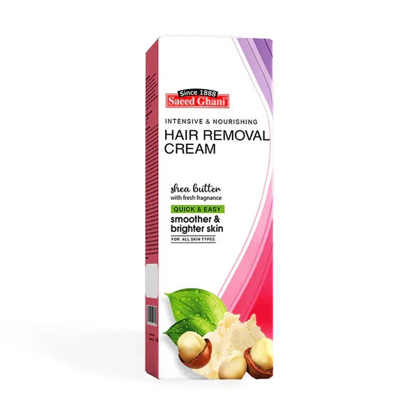 Saeed Ghani Intensive and Nourishing Hair Removal Cream with Shea Butter – 100ml - Buy Online in Pakistan at Cosmia.pk
