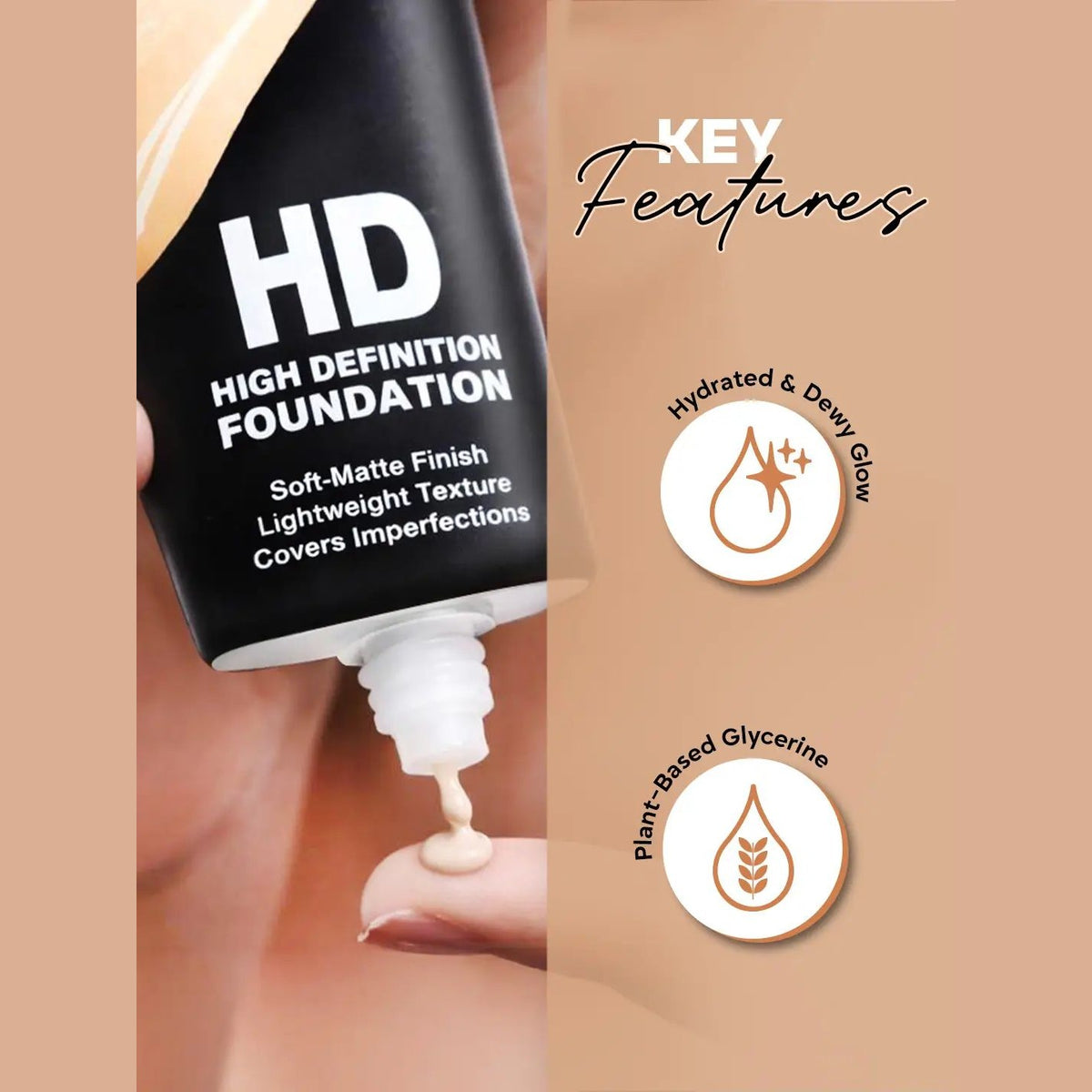 Maliao HD High Definition Foundation - Buy Online in Pakistan at Cosmia.pk