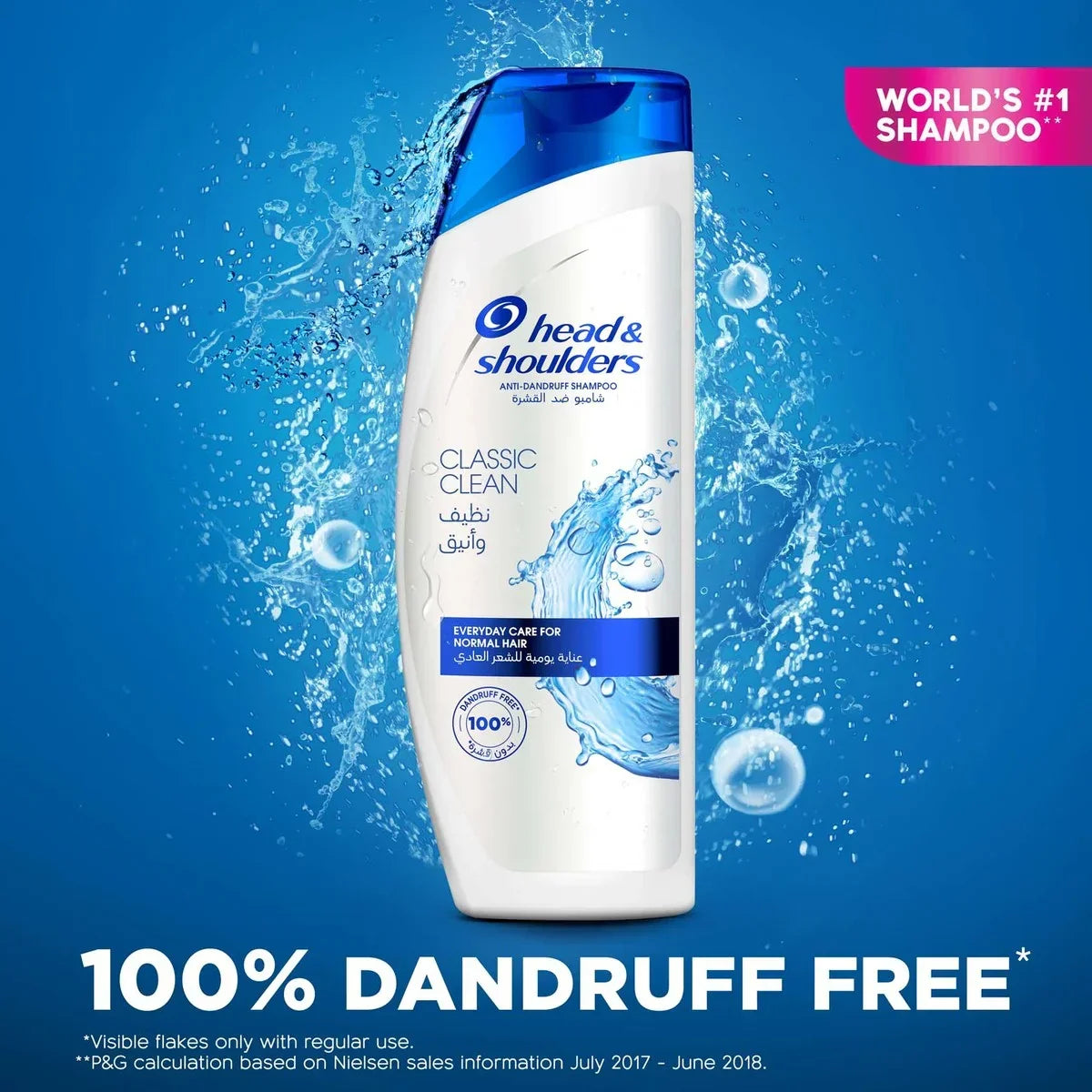 Head & Shoulders Classic Clean Anti-dandruff Shampoo, 360ml - Buy Online in Pakistan at Cosmia.pk