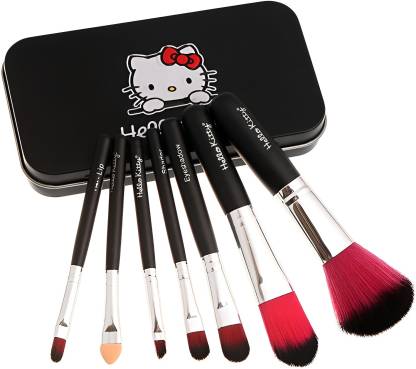 Hello Kitty Professional Makeup Brushes With Box Black Color (Set - Buy Online in Pakistan at Cosmia.pk