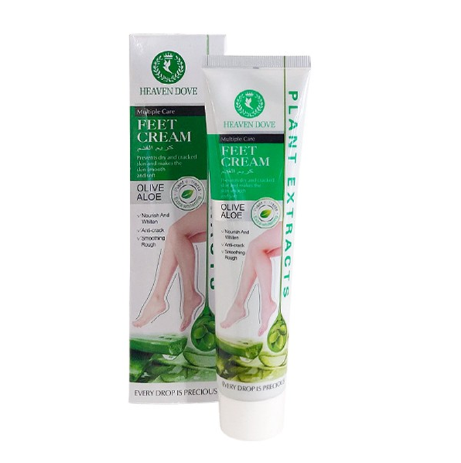 Heaven Dove Olive Aloe Essence Multiple Care Deep Moisturizing Feet cream - 120g - Buy Online in Pakistan at Cosmia.pk