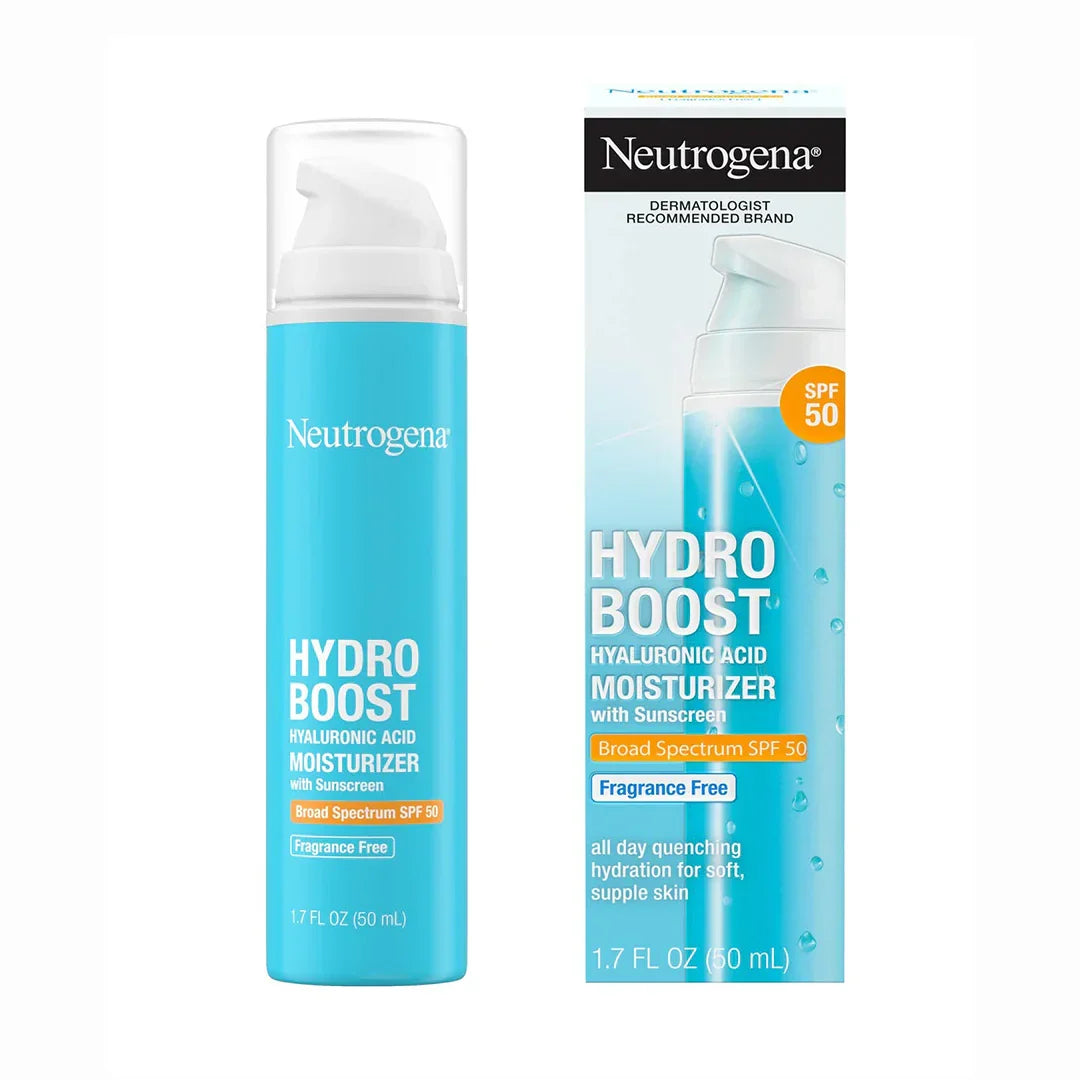 Neutrogena Hydro Boost Hyaluronic Acid Moisturizer SPF 50 - 50ml - Buy Online in Pakistan at Cosmia.pk