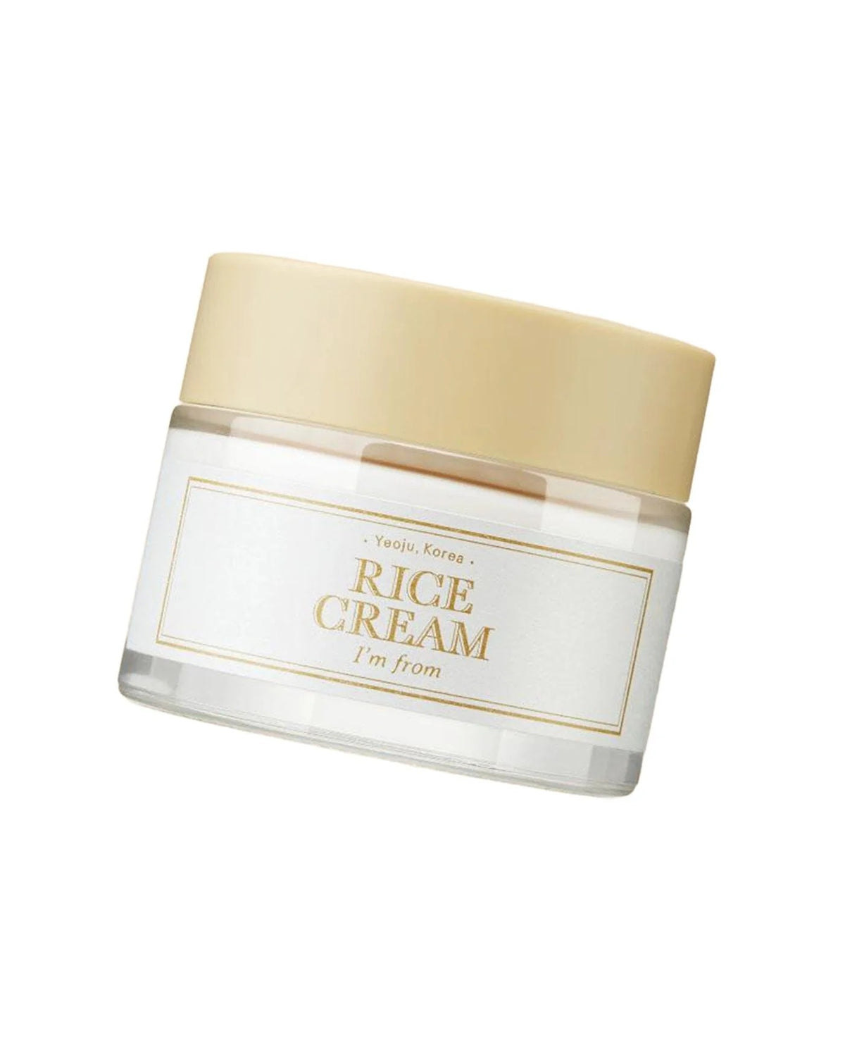 I'm From Rice Cream 50g jar front packshot on white background