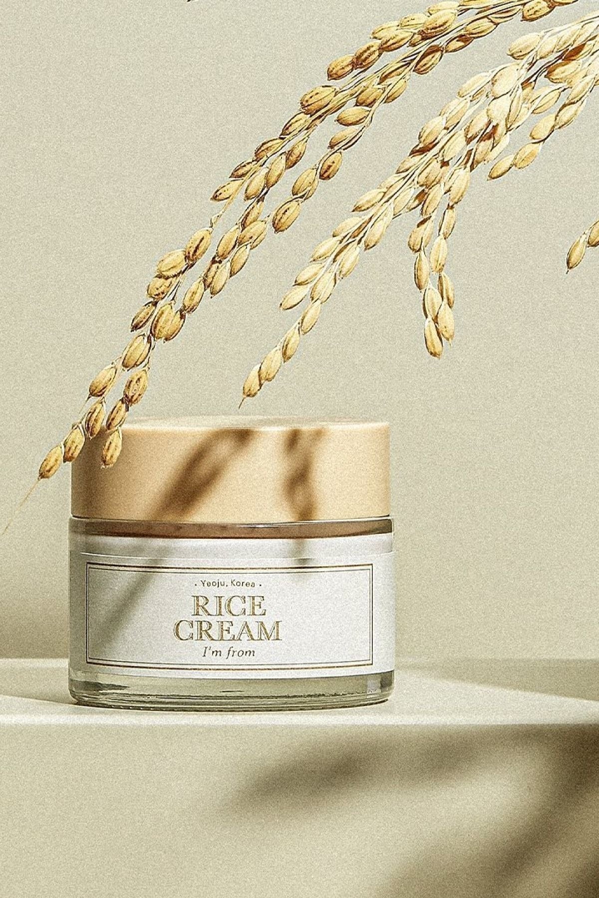 I'm From Rice Cream 50g moisturizing face cream, beige lid jar