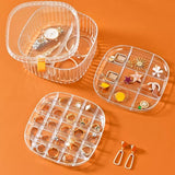 3 Layers Elegant Transparent Crystal Portable Jewllery Box - Buy Online in Pakistan at Cosmia.pk