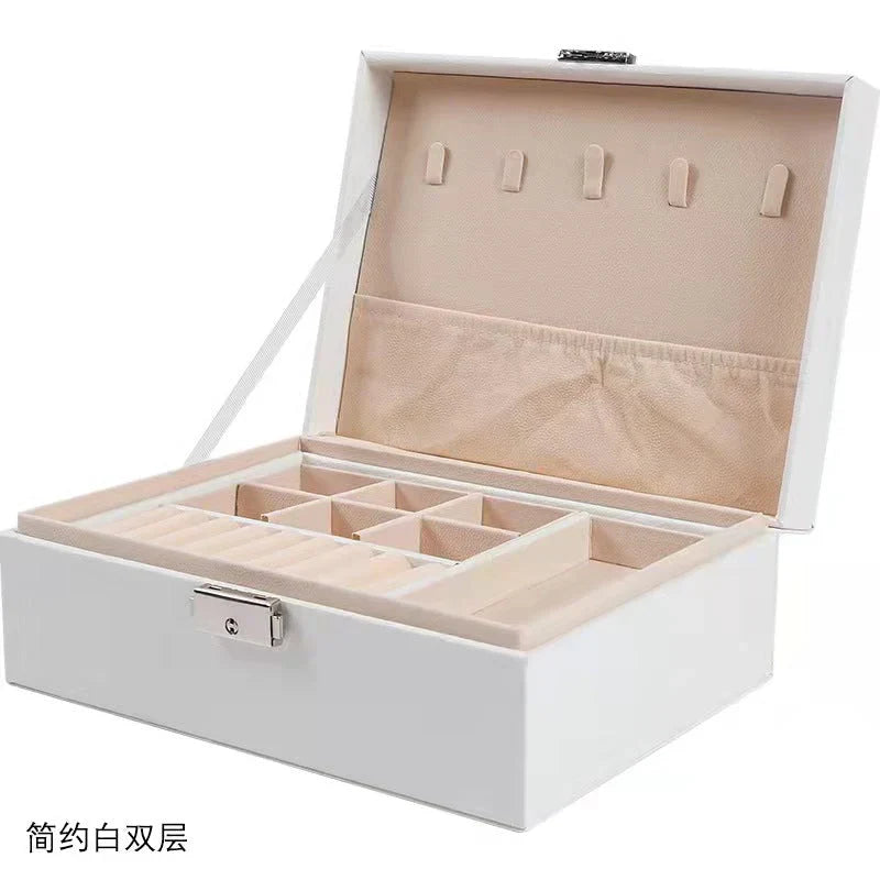 PU Leather Jewellery Box with Lock - Buy Online in Pakistan at Cosmia.pk