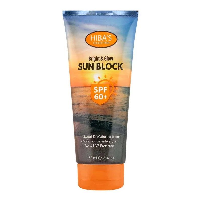 Hiba's Collection Bright & Glow Sun Block SPF 60+ - Buy Online in Pakistan at Cosmia.pk