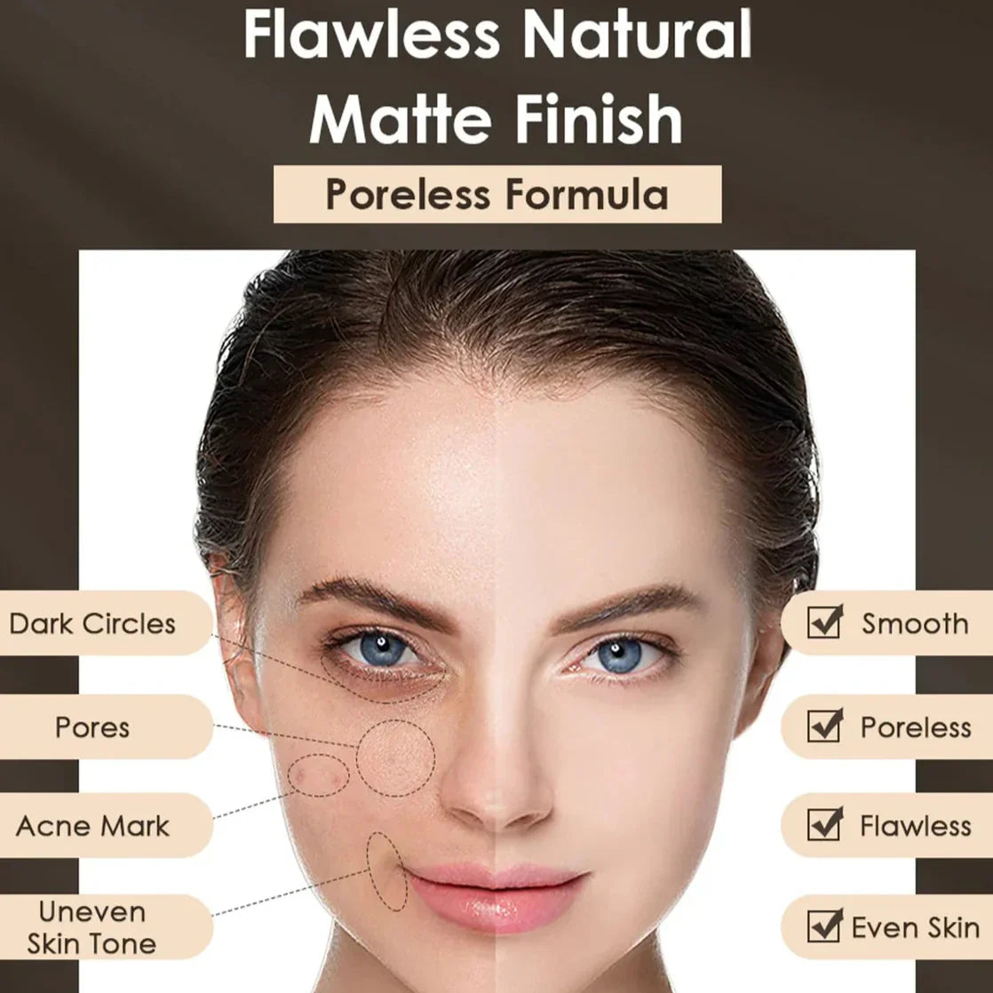 MUICIN Luminous Nude Velvet Full Coverage Foundation – 50g - Buy Online in Pakistan at Cosmia.pk