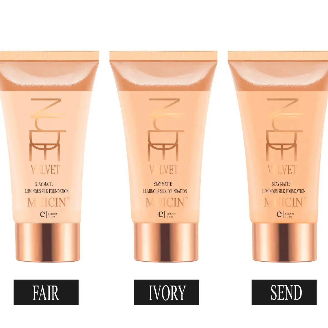 MUICIN Luminous Nude Velvet Full Coverage Foundation – 50g - Buy Online in Pakistan at Cosmia.pk