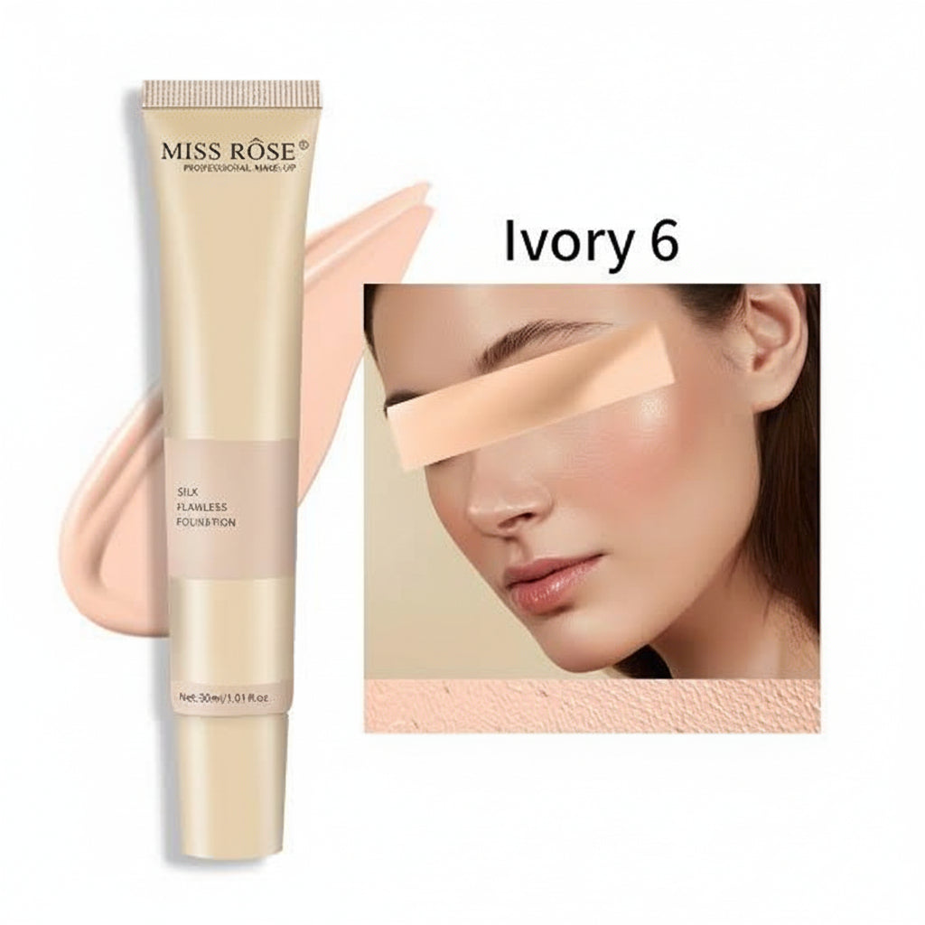 Miss Rose Silk Flawless Foundation - Buy Online in Pakistan at Cosmia.pk