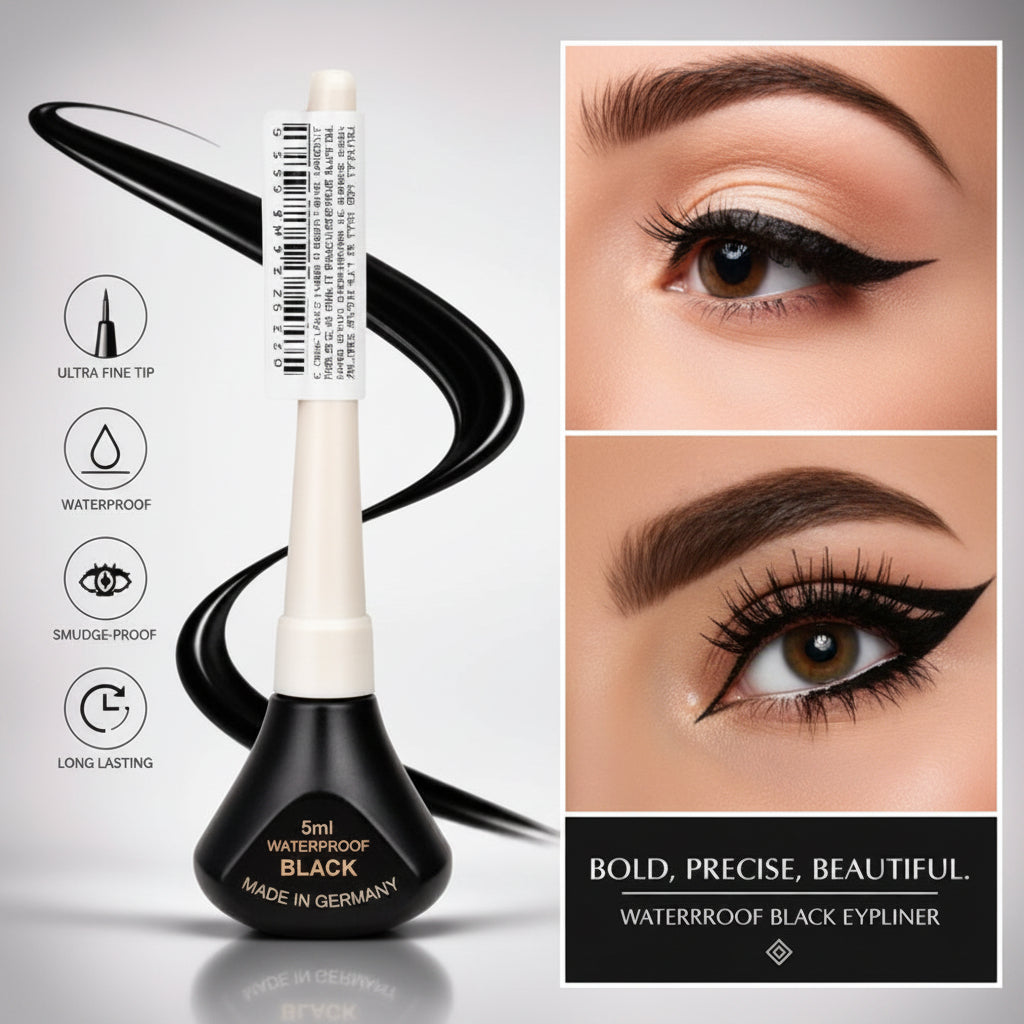 Miss and Mrs Ultra Fine Waterproof Black Dipliner - 4.5ml - Buy Online in Pakistan at Cosmia.pk