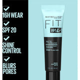 Maybelline Fit Me - Matte Poreless Primer Tube - 30ml - Normal To Oily - Buy Online in Pakistan at Cosmia.pk