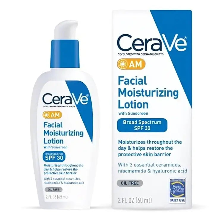 CeraVe AM Facial Moisturizing Lotion with SPF 30 60ml - Buy Online in Pakistan at Cosmia.pk