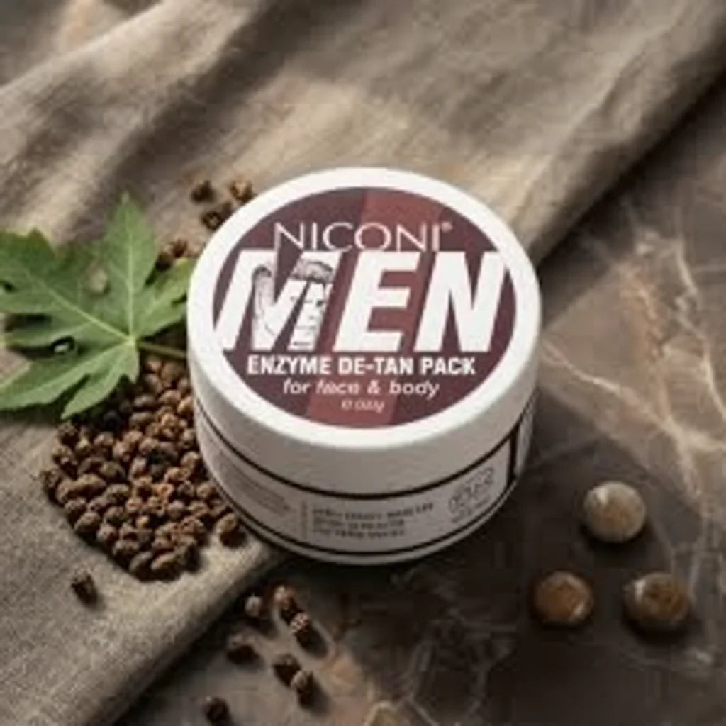 Niconi Men Enzyme De-Tan Pack - 300g - Buy Online in Pakistan at Cosmia.pk
