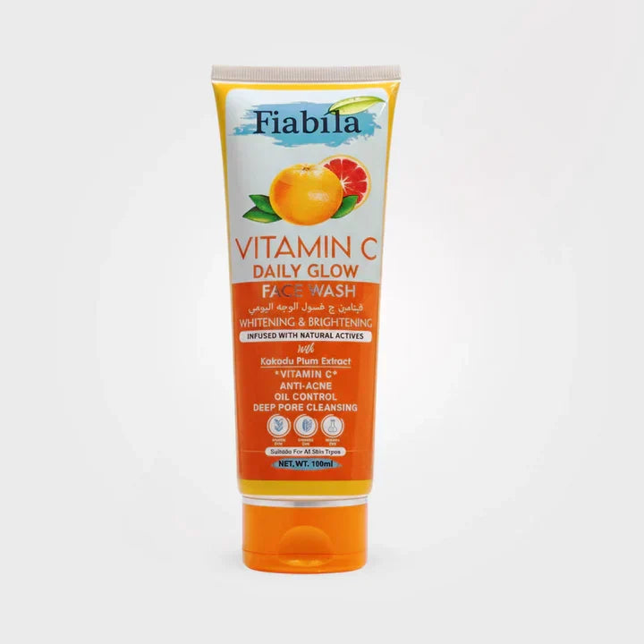 Fiabila Vitamin C Daily Glow Face Wash - 100ml - Buy Online in Pakistan at Cosmia.pk