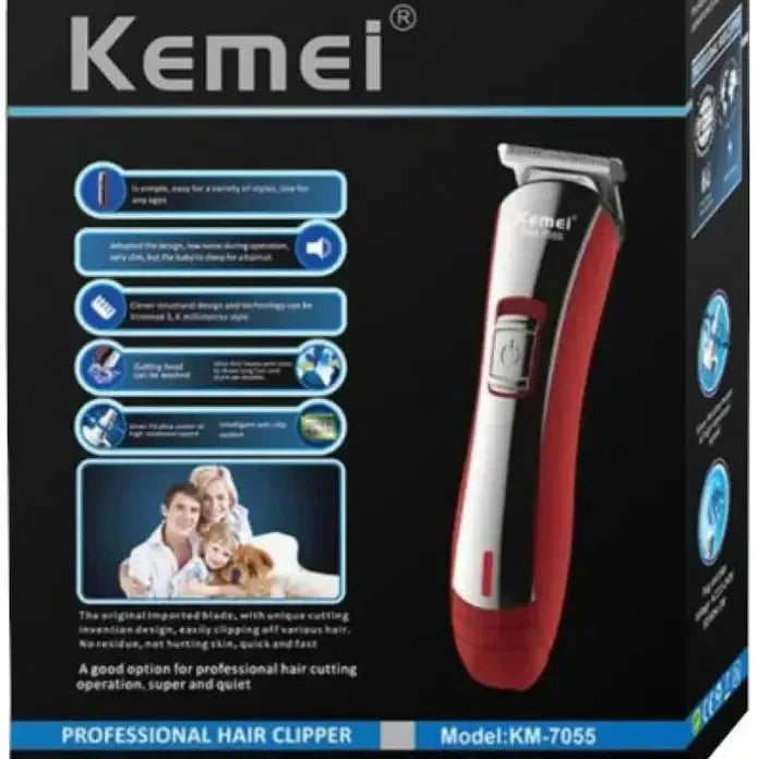 Kemei KM-7055 Professional Rechargeable Trimmer - Buy Online in Pakistan at Cosmia.pk