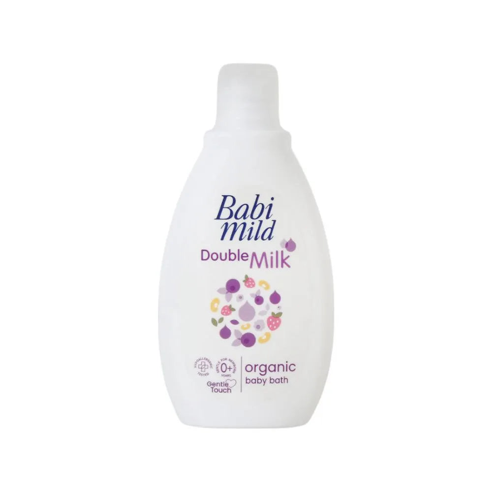 Babi Mild Double Milk Organic Baby Bath Wash - 380ml - Buy Online in Pakistan at Cosmia.pk