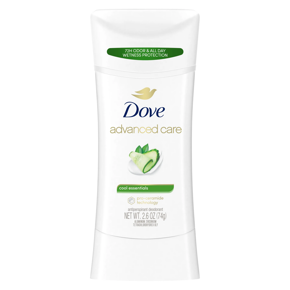 Dove Advanced Care Cool Essentials Antiperspirant Deodorant Stick 74g - Buy Online in Pakistan at Cosmia.pk