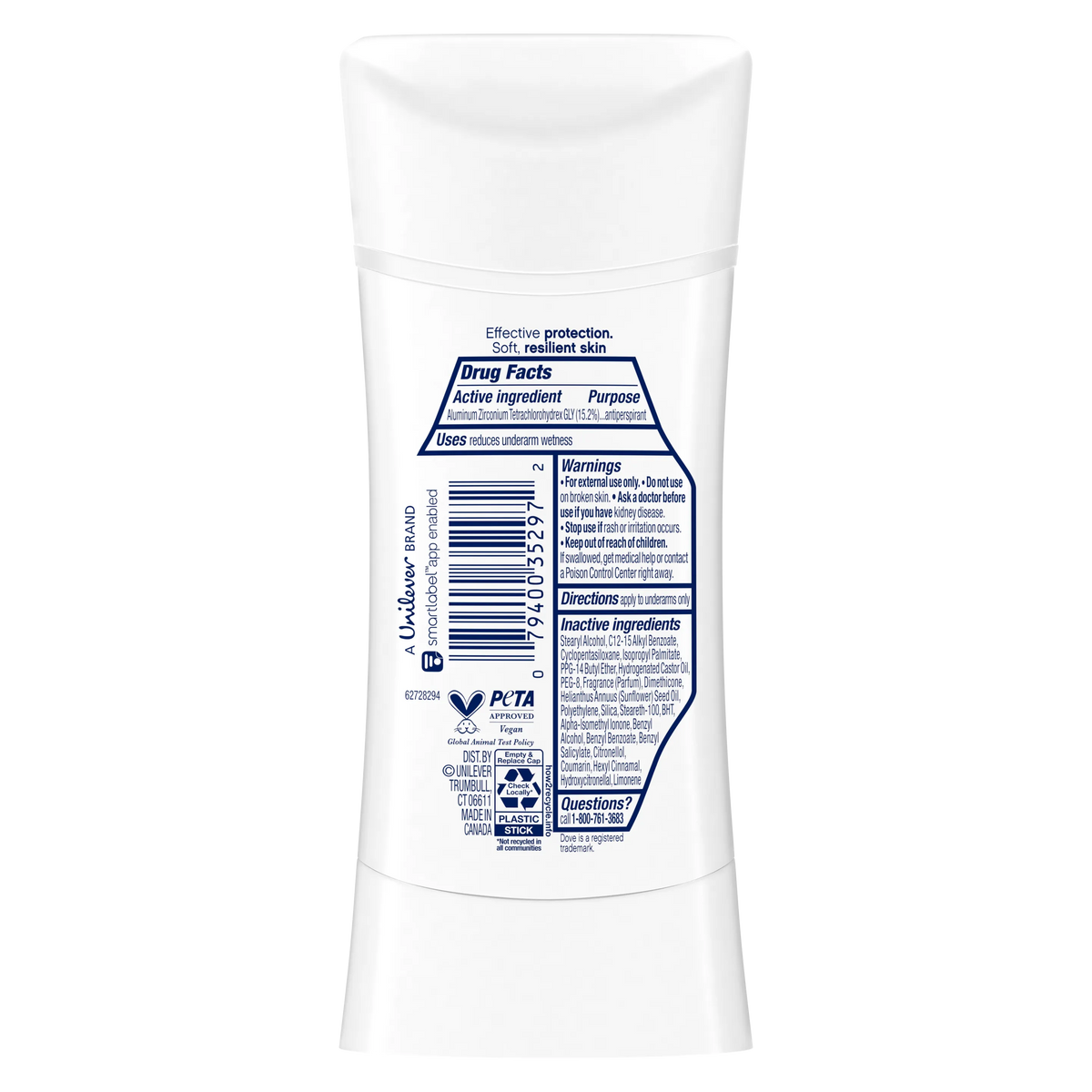 Dove Advanced Care Cool Essentials Antiperspirant Deodorant Stick 74g - Buy Online in Pakistan at Cosmia.pk