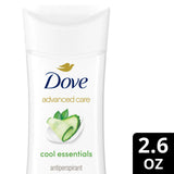 Dove Advanced Care Cool Essentials Antiperspirant Deodorant Stick 74g - Buy Online in Pakistan at Cosmia.pk