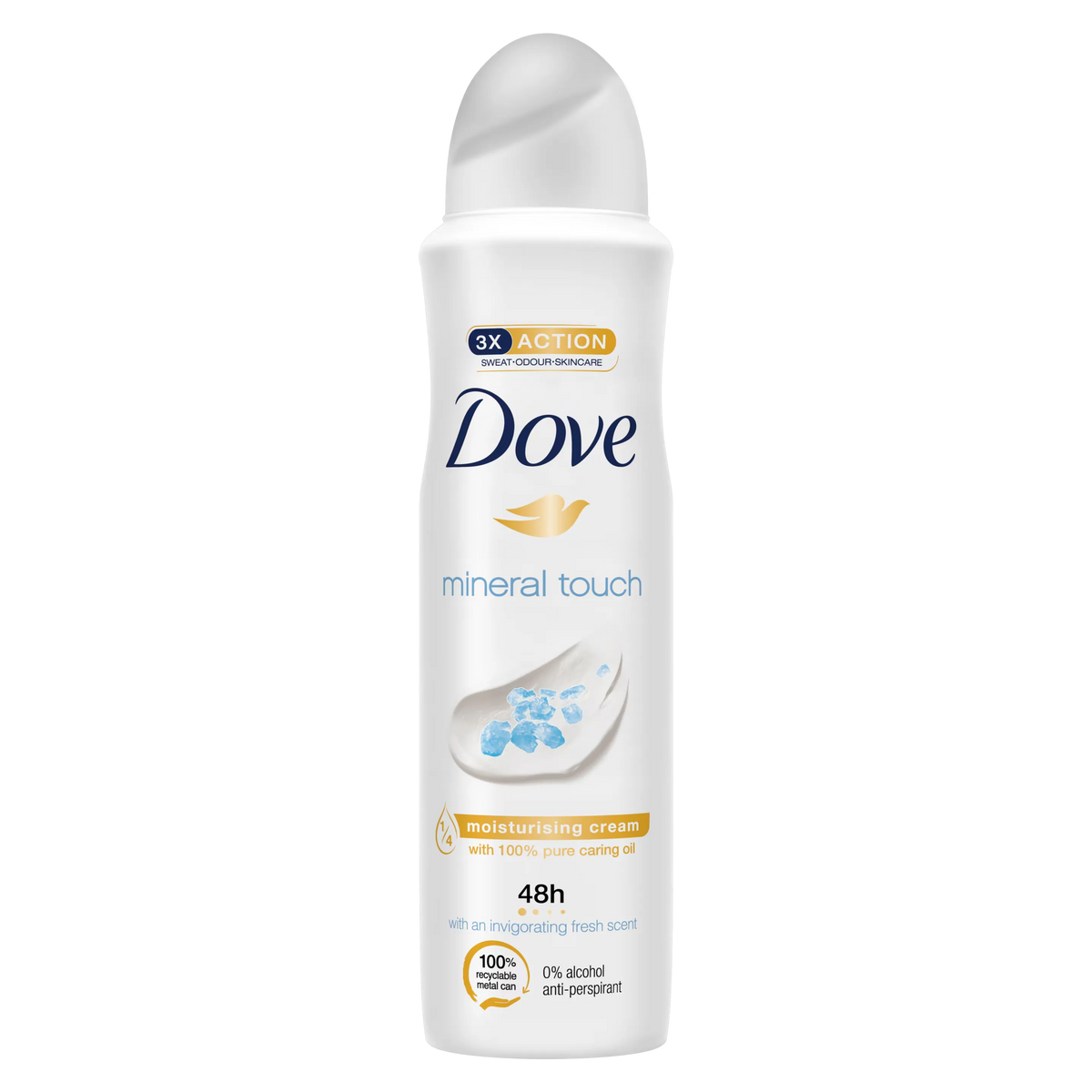 Dove Mineral Touch Anti-Perspirant Deodorant (150ml) - Buy Online in Pakistan at Cosmia.pk