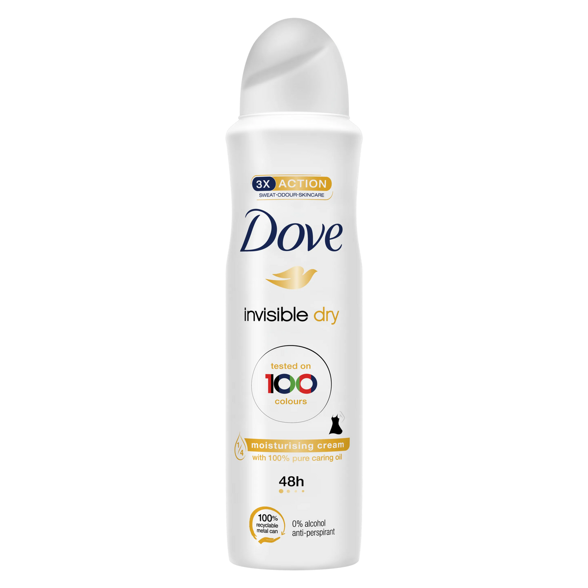 Dove Invisible Dry Anti-Perspirant Deodorant 150ml - Buy Online in Pakistan at Cosmia.pk