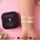 Emelie Double Wear Maximum Cover Pressed Powder - Buy Online in Pakistan at Cosmia.pk