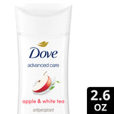Dove Advanced Care Apple & White Tea Antiperspirant Deodorant Stick - 74g - Buy Online in Pakistan at Cosmia.pk