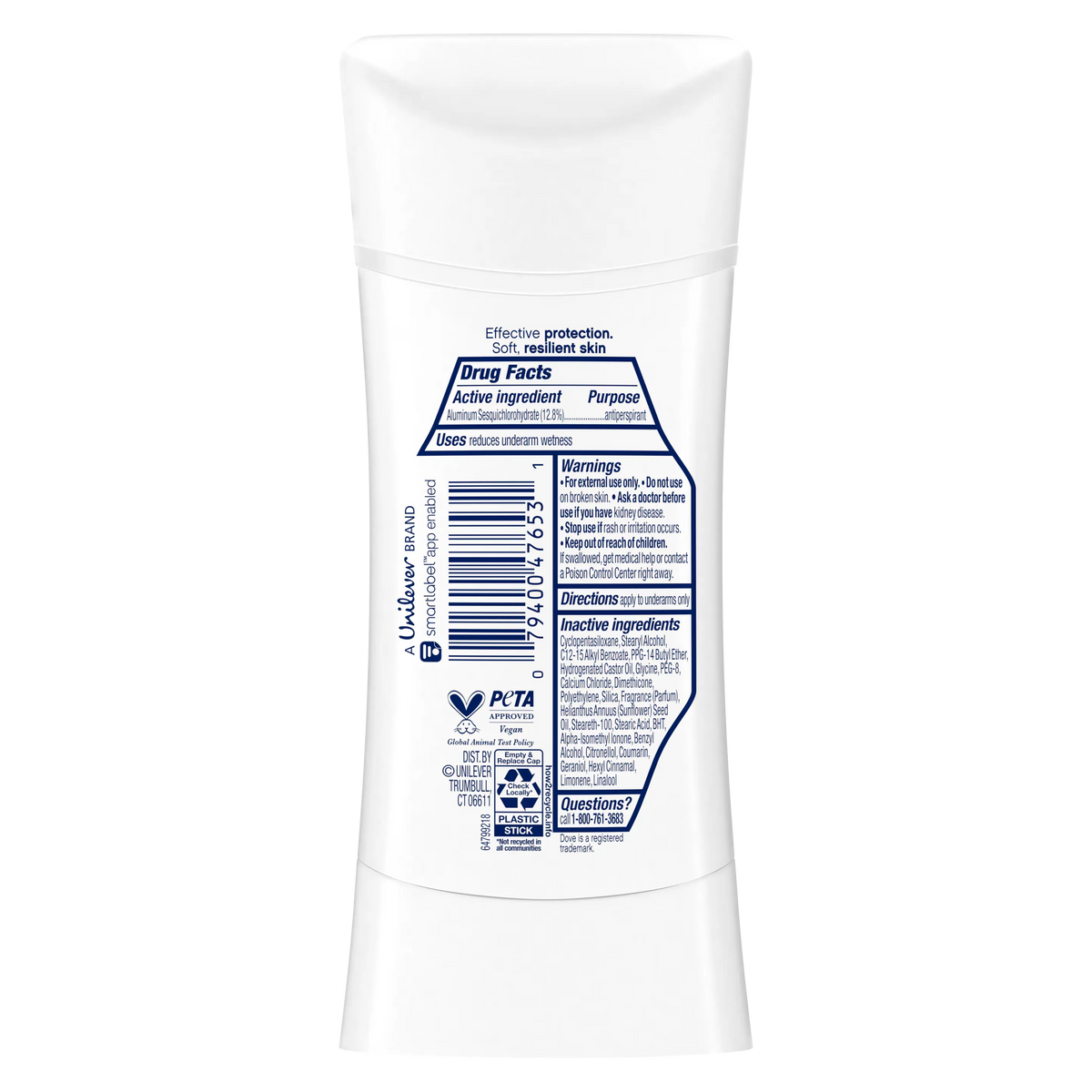 Dove Advanced Care Vanilla & Cocoa Butter Antiperspirant Deodorant Stick 74g - Buy Online in Pakistan at Cosmia.pk