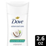 Dove Advanced Care Coconut Water & Lime Antiperspirant Stick 74g - Buy Online in Pakistan at Cosmia.pk