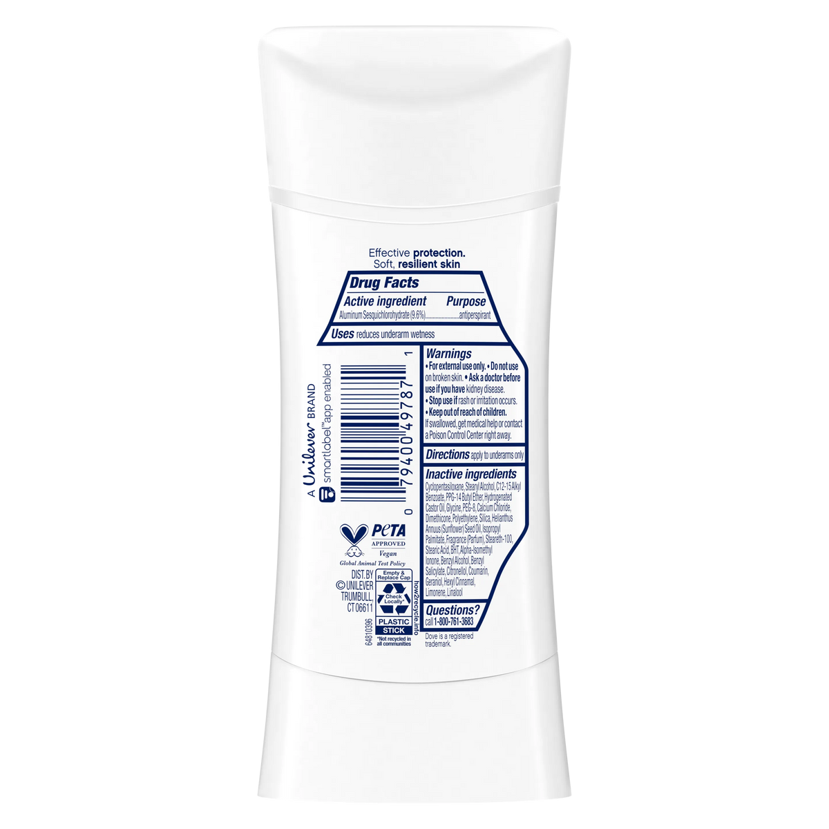 Dove Advanced Care Invisible Cucumber & Cactus Water Antiperspirant Stick 74g - Buy Online in Pakistan at Cosmia.pk