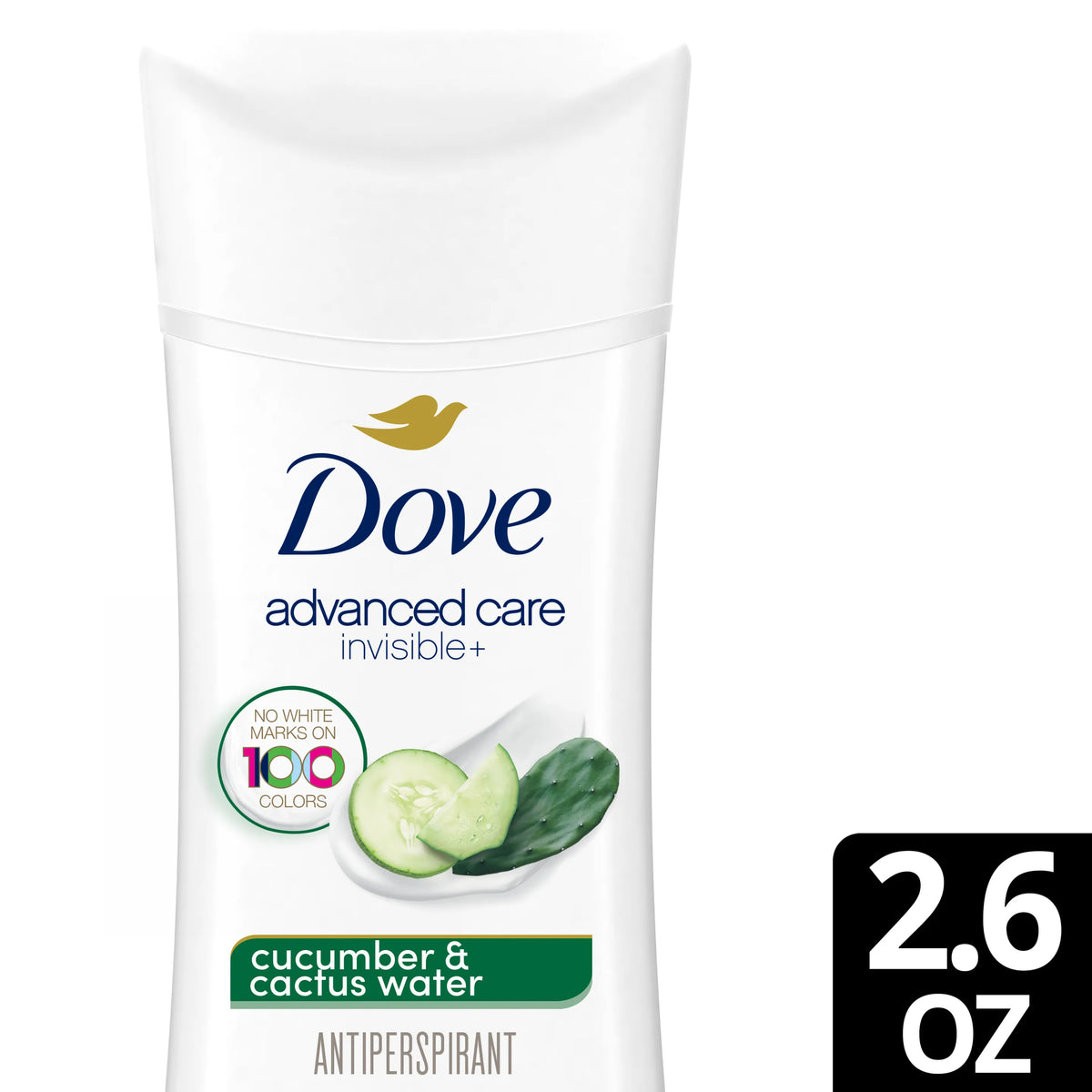 Dove Advanced Care Invisible Cucumber & Cactus Water Antiperspirant Stick 74g - Buy Online in Pakistan at Cosmia.pk