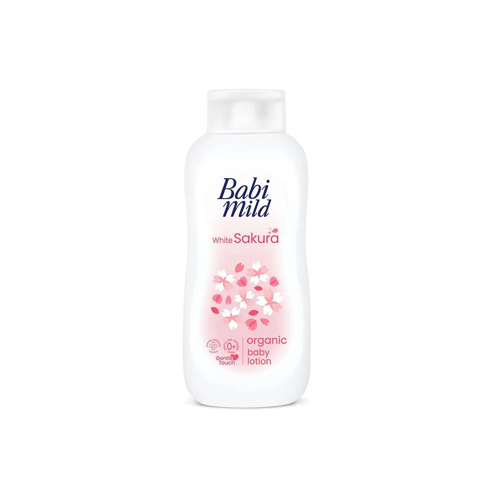 Babi Mild White Sakura Organic Baby Lotion - 180ml - Buy Online in Pakistan at Cosmia.pk