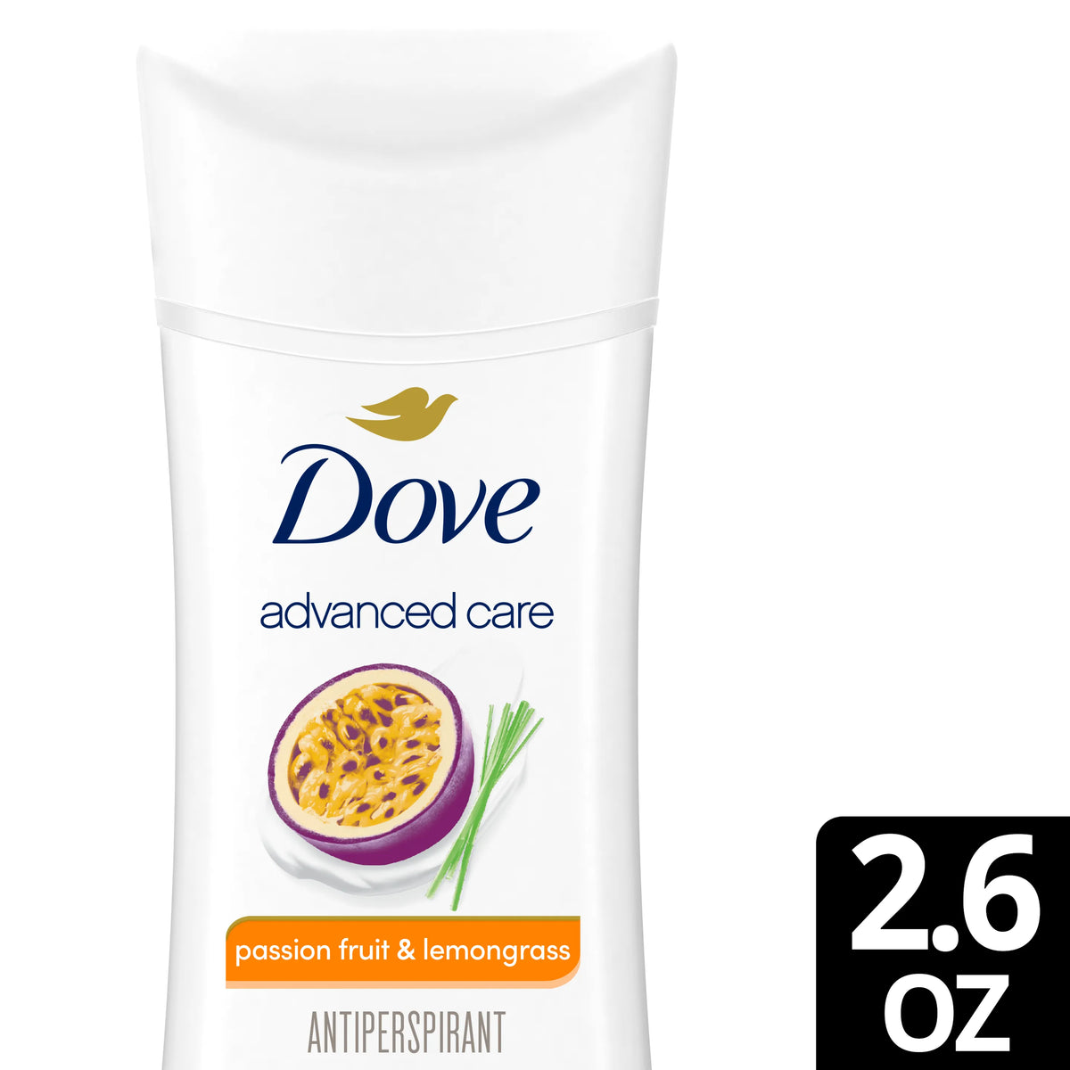 Dove Advanced Care Passion Fruit & Lemongrass Antiperspirant Stick 74g - Buy Online in Pakistan at Cosmia.pk