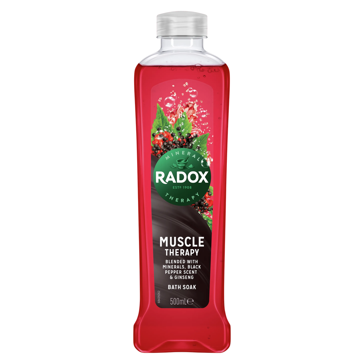Radox Muscle Therapy Bath Soak with Black Pepper & Ginseng - 500ml - Buy Online in Pakistan at Cosmia.pk