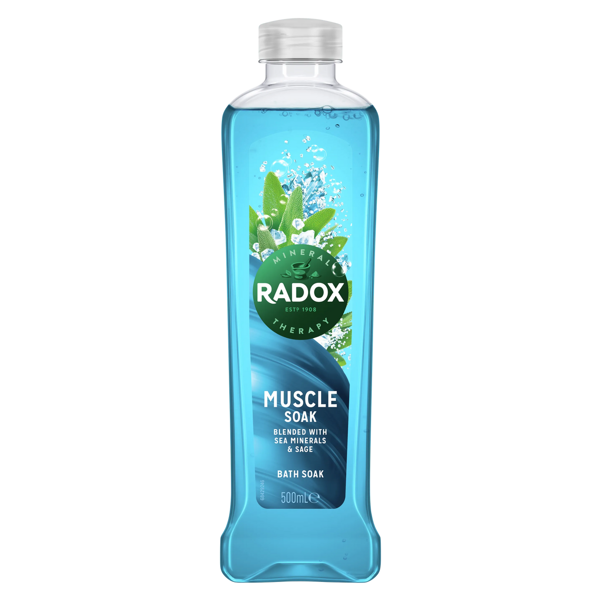 Radox Muscle Soak Bath Soak with Sea Minerals & Sage - 500ml - Buy Online in Pakistan at Cosmia.pk