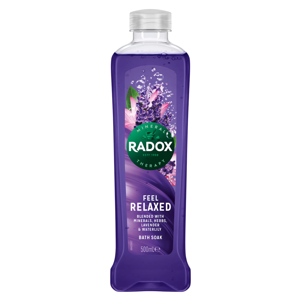 Radox Feel Relaxed Bath Soak with Lavender & Waterlily - 500ml - Buy Online in Pakistan at Cosmia.pk